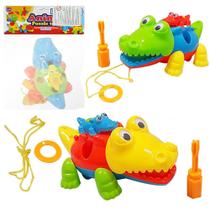 Jacare com filhote monta e desmonta didatico com acessoros 4 pecas na solapa - SPIDER Jacare com filhote monta e desmonta didatico com acessoros 4 pecas na solapa - SPIDER