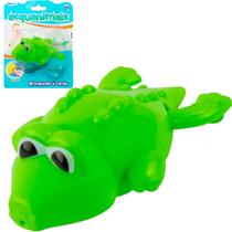 Jacaré Crocodilo Nadador Movido A Corda Brinquedo Baby Agua