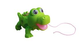 Jacaré de brinquedo robô musical que anda de verdade Brincadeira infantil