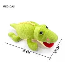 Jacaré De Pelúcia 38cm Crocodilo Jacarezinho Antialérgico Jacaré De Pelúcia 38cm Crocodilo Jacarezinho Antialérgico