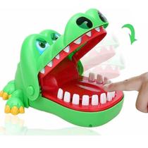 Jacaré Morde Dedo Brinquedo Infantil Crocodilo Dentista Nhac Mesa Presente Criança Bebe Menino Menina jogo - TOP BRINK