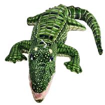 Jacaré Pelúcia Grande 160cm Crocodilo Realista Alligator Jacaré Pelúcia Grande 160cm Crocodilo Realista Alligator