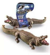 Jacaré Realista Premium 26cm Grande Vinil Macio