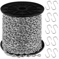 Jack Chain Yaocom 30m de aço galvanizado com ganchos 10 S prateados