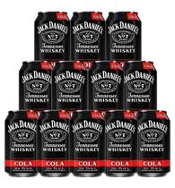 Jack Daniel's Cola Whiskey Lata 330ml 12 Unidades