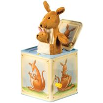 Jack in Box Schylling Kangaroo com fantoche Finger Puppet 18 meses ou mais para crianças Jack in Box Schylling Kangaroo com fantoche Finger Puppet 18 meses ou mais para crianças
