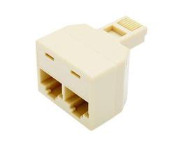 JACK MODULAR 2XRJ45 FEMEA x RJ45 MACHO JACK MODULAR 2XRJ45 FEMEA x RJ45 MACHO