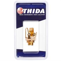 Jack P10 Stereo Estereo Para Guitarra Baixo Violão Dourado