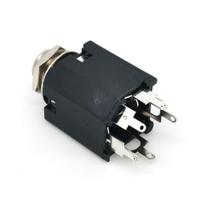 Jack P10 Stereo Femea 1/4" P/ Pré Amplificador Violão Baixo