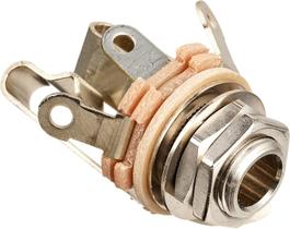 Jack P10 Stereo Switchcraft Longo Níquel para Violão e Guitarra