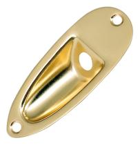 Jack plate canoa p/ guitarra ronsani p-10 strato dourado 671