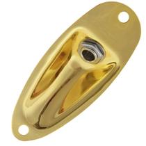 Jack Plate Estilo Canoa + Conector P10 Guitarra Stratocaster Jack Plate Estilo Canoa + Conector P10 Guitarra Stratocaster