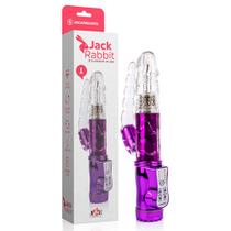 Jack rabbit - Vibrador de ponto g recarregável com rotação 360, plug anal escalonado e 36 modos de vibração