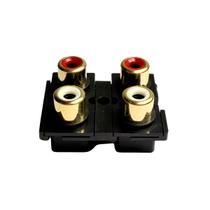 Jack rca quadrupla gold vm/bc Jack rca quadrupla gold vm/bc