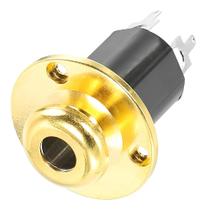 Jack Roldana Blindado Dourado Liso Para Violão Guitarra P10