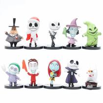 Jack Skellington PVC Action Figure Pesadelo Antes do Natal Bobble Head Boneca Brinquedo para