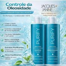 JACQUES JANINE - Kit PURIFY Shampoo 450ml + Condicionador 440ml - Hidratação & Oleosidade Control