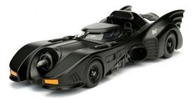 Jada Toys Batmóvel 1989 C/ Figura Metal Die Cast 1:24 Preto