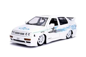 Jada Toys Velozes &amp Furiosos 1:24 Carro do Volkswagen Jetta, Brinquedos para Crianças e Adultos, Branco (99591W)