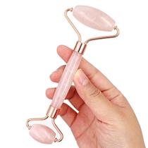 Jade Roller for Face 100% Natural Jade Rose Quartz Facial Roller Face Eye Neck Massager