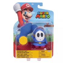 Jakks Super Mario 4 Blue Shy Guy 42169 Jakks Super Mario 4 Blue Shy Guy 42169