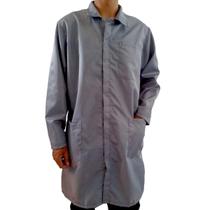 Jaleco Avental ESD Dissipativo Antiestático Cinza