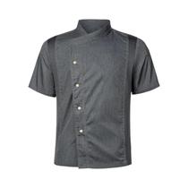 Jaleco De Chef Cinza Para Adultos, Uniforme De Trabalho Para Cozinha De Hotel, Restaurante E Café Jaleco De Chef Cinza Para Adultos, Uniforme De Trabalho Para Cozinha De Hotel, Restaurante E Café