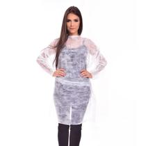 Jaleco Descartável NTFlex Manga Longa Branco 10 Unidades Jaleco Descartável NTFlex Manga Longa Branco 10 Unidades