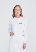 Jaleco duquesa feminino - flora rosa-somente tam p disponivel Jaleco duquesa feminino - flora rosa-somente tam p disponivel