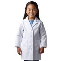 Jaleco Educação Infantil Branco com Manga Longa para Crianças Tamanho 14 Jaleco Educação Infantil Branco com Manga Longa para Crianças Tamanho 14