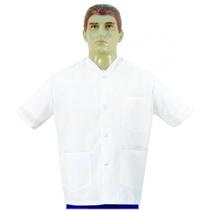 Jaleco Em Tergal Sem Gola Branco Grande - Lamare Jaleco Em Tergal Sem Gola Branco Grande - Lamare