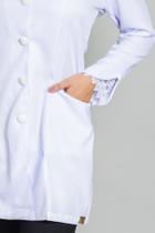 Jaleco feminino aaciturado Oxford