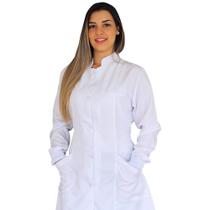Jaleco Feminino Acinturado Gabardine