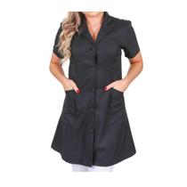 Jaleco Feminino Acinturado Oxford Manga Curta Estética Jaleco Feminino Acinturado Oxford Manga Curta Estética