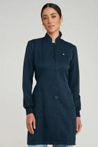 Jaleco Feminino Basic - Azul Marinho - Dra Cherie Jaleco Feminino Basic - Azul Marinho - Dra Cherie