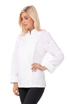 Jaleco Feminino Chef Works Lansing Branco XL