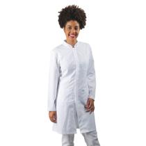 Jaleco feminino gabardine acinturado manga longa Blanco Raro