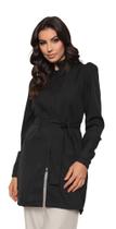 Jaleco Feminino Marcela Preto Jaleco Feminino Marcela Preto