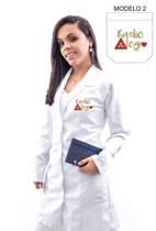 Jaleco Gabardine Bordado Radiologia