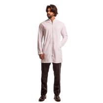 Jaleco Masculino Branco Fechamento com Zíper Blanco Raro Jaleco Masculino Branco Fechamento com Zíper Blanco Raro