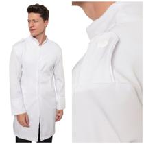 Jaleco Masculino Ciro gabardine com elastano conforto Branco Jaleco Masculino Ciro gabardine com elastano conforto Branco