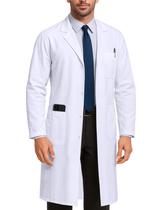 Jaleco Masculino NY Threads Manga Longa Tamanho X-GG Branco