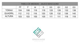 Jaleco Masculino Opala -REPELENTE A LIQUIDOS-AZUL MARINHO-Tamanho G1-Estilo e Saude