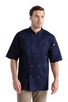 Jaleco Unissex Chef Works Volnay Azul Marinho 3X-GG Jaleco Unissex Chef Works Volnay Azul Marinho 3X-GG
