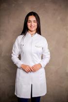Jaleco Universitário Feminino com Zíper e Manga Longa - Branco Jaleco Universitário Feminino com Zíper e Manga Longa - Branco