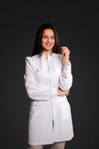 Jaleco Yasmin - Branco - Estilo e Conforto Jaleco Yasmin - Branco - Estilo e Conforto