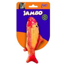 Jambo brinq peixe real fish carpa p gato c catnip