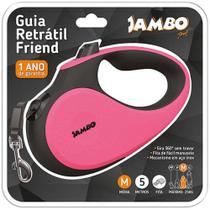 Jambo guia retratil friend media rosa 25kg - un Jambo guia retratil friend media rosa 25kg - un