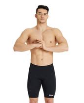 Jammer de natação ARENA Team Solid MaxLife para homens preto/branco