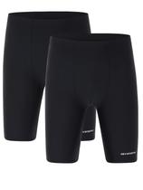 Jammers de natação DEVOROPA Boys Youth Competitive UPF 50+ Black XS